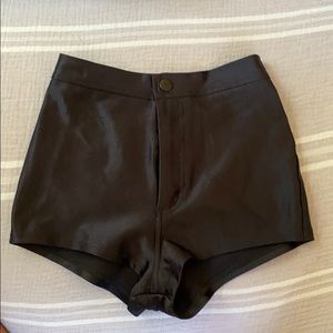 American apparel high waist booty shorts
